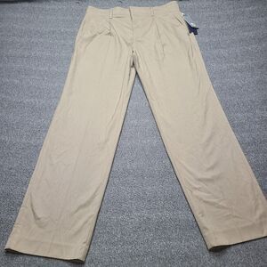 Kilburne Finch Pants Mens 34x32 Khaki Straight Fit Comfort Waistband Stretch